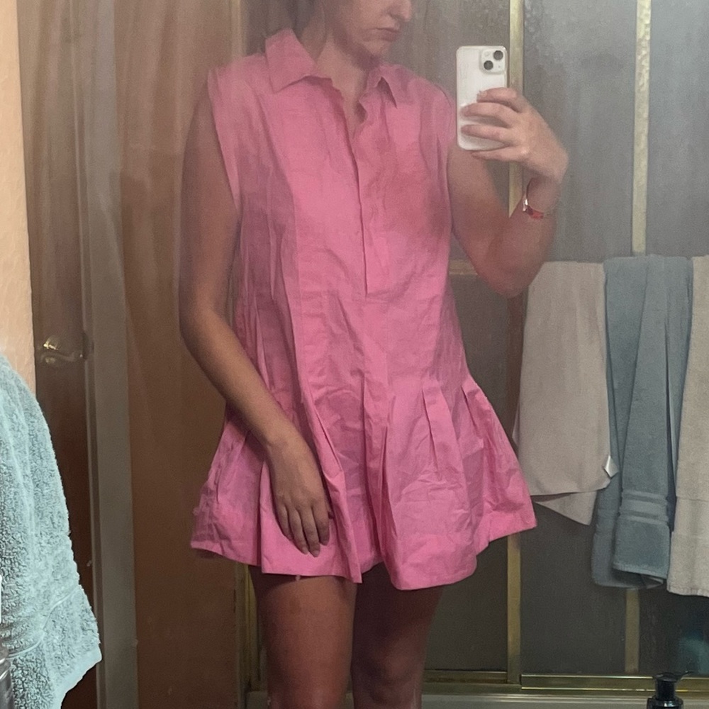 Free People Sleeveless Pink Mini Dress - Picture 4 of 5